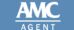 AMC Logo White on Blue